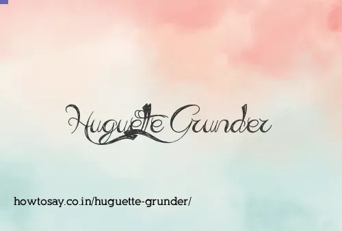 Huguette Grunder