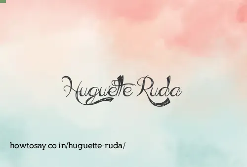 Huguette Ruda