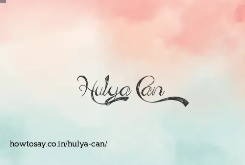 Hulya Can