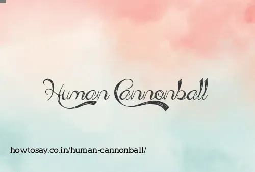 Human Cannonball