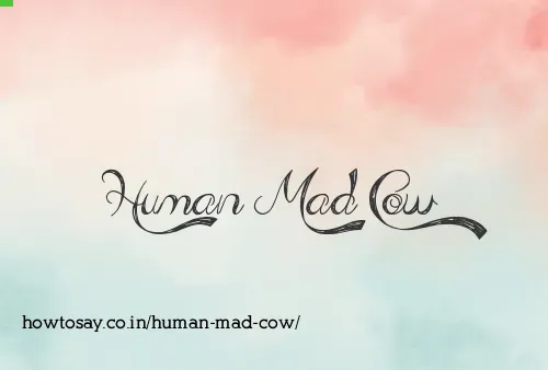 Human Mad Cow