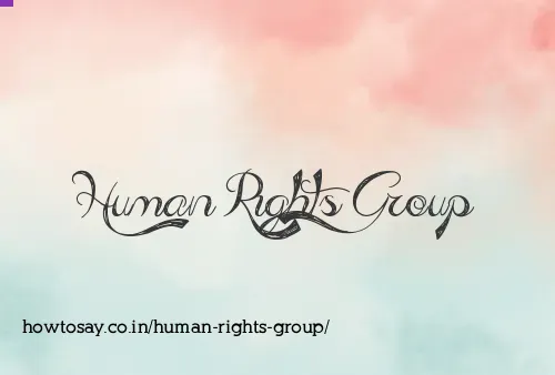Human Rights Group
