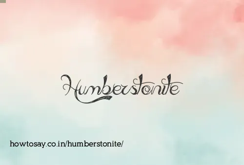 Humberstonite