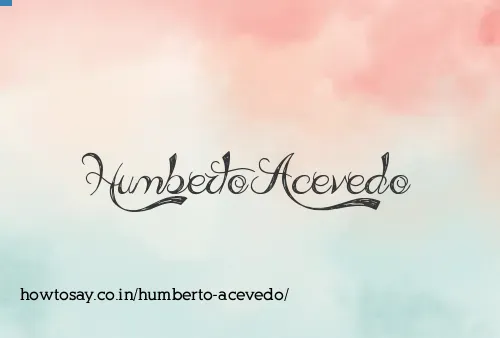 Humberto Acevedo