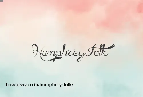 Humphrey Folk