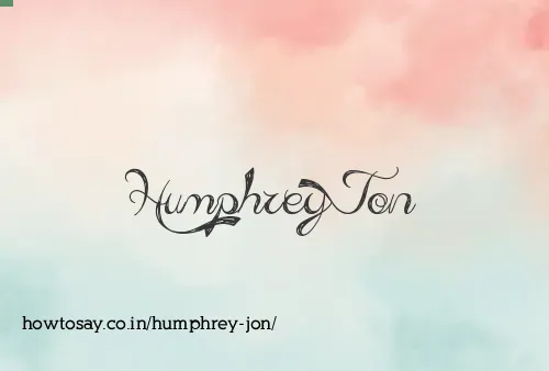 Humphrey Jon