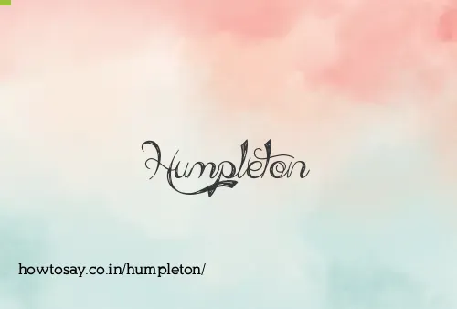 Humpleton