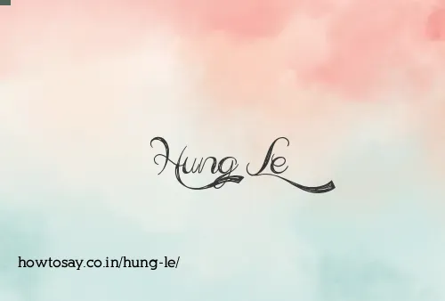 Hung Le