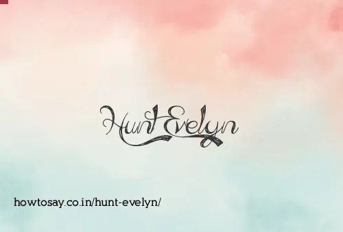Hunt Evelyn