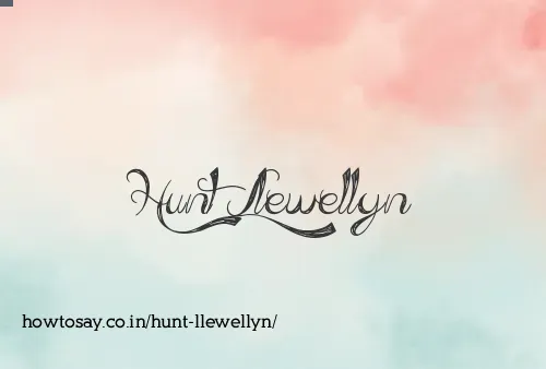 Hunt Llewellyn