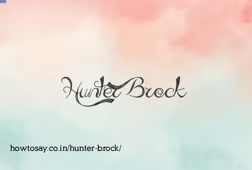 Hunter Brock