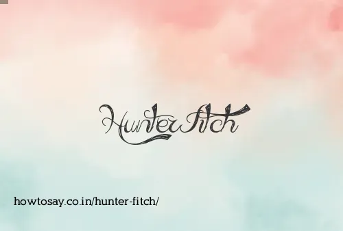 Hunter Fitch