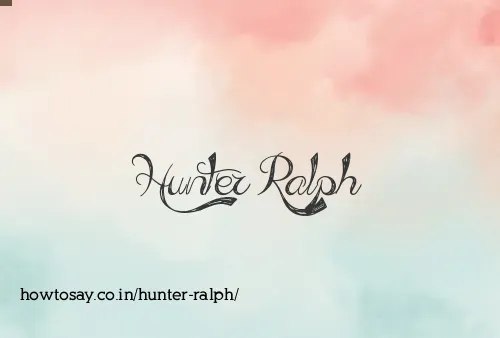 Hunter Ralph