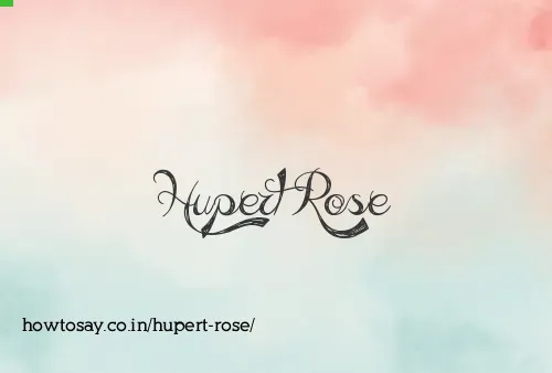 Hupert Rose