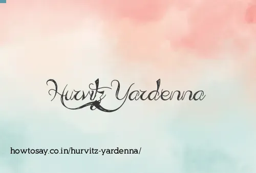Hurvitz Yardenna