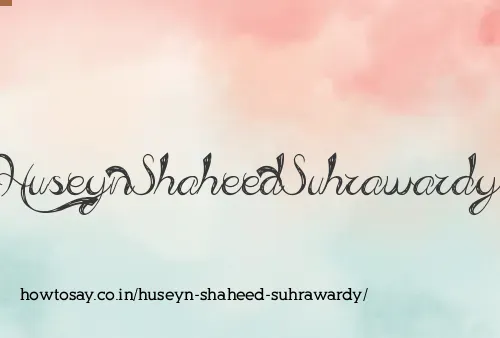 Huseyn Shaheed Suhrawardy