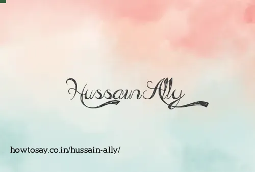Hussain Ally