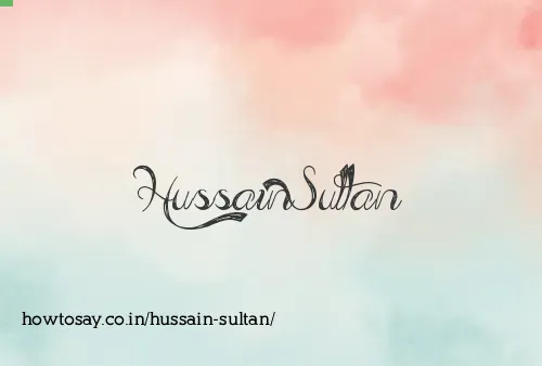 Hussain Sultan