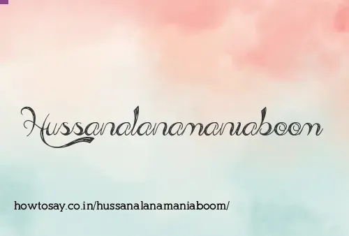 Hussanalanamaniaboom