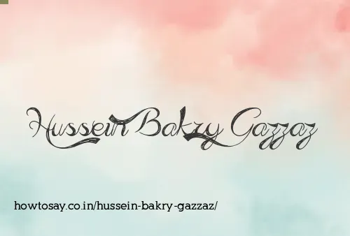 Hussein Bakry Gazzaz