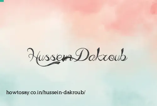 Hussein Dakroub