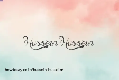 Hussein Hussein