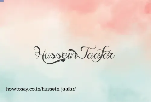 Hussein Jaafar