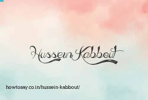 Hussein Kabbout