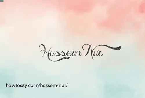 Hussein Nur