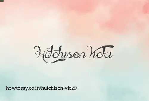 Hutchison Vicki