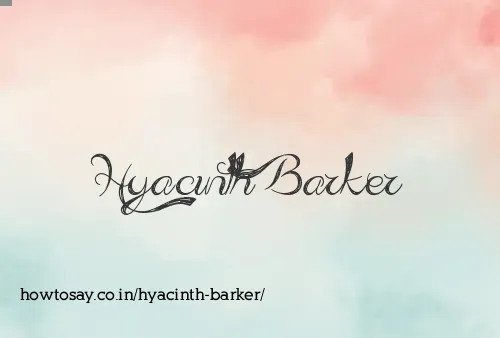 Hyacinth Barker