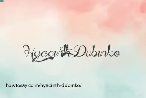 Hyacinth Dubinko