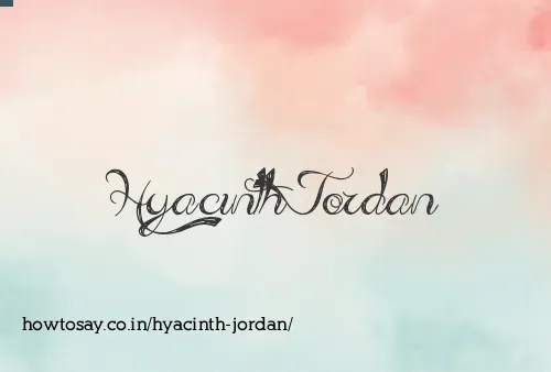 Hyacinth Jordan
