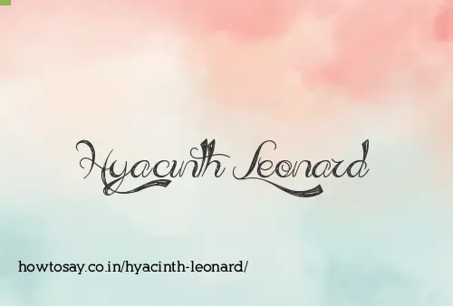 Hyacinth Leonard