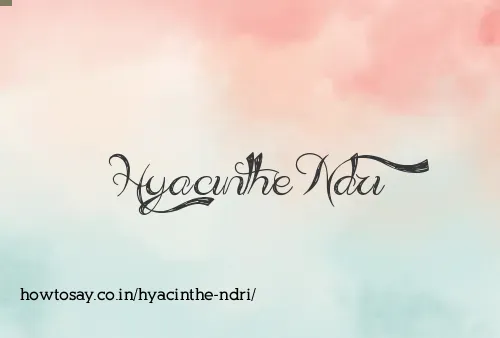 Hyacinthe Ndri