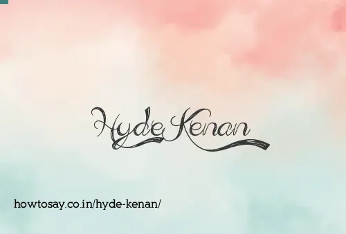 Hyde Kenan