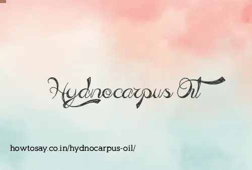 Hydnocarpus Oil