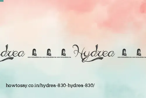 Hydrea 830 Hydrea 830