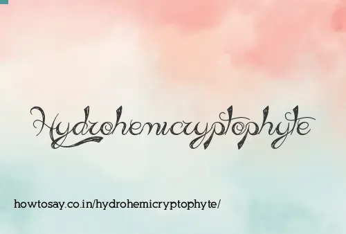 Hydrohemicryptophyte