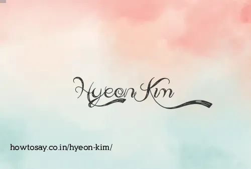 Hyeon Kim