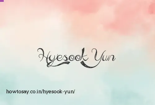 Hyesook Yun