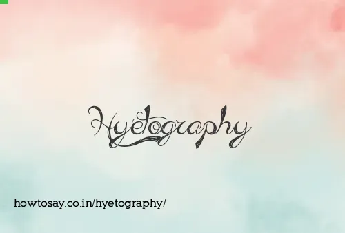 Hyetography