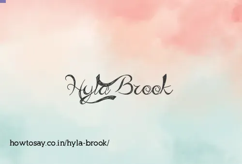 Hyla Brook