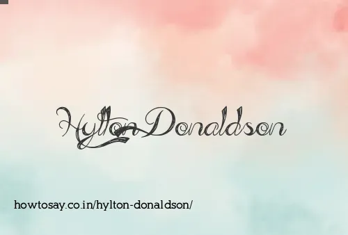Hylton Donaldson