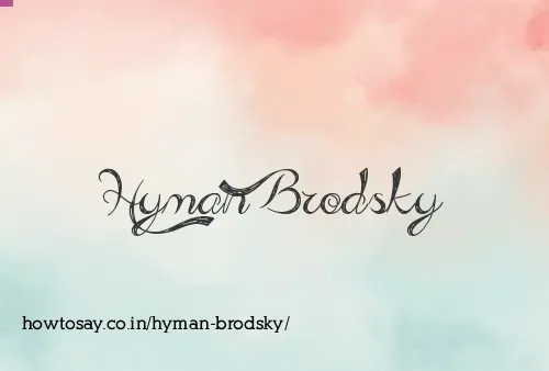 Hyman Brodsky