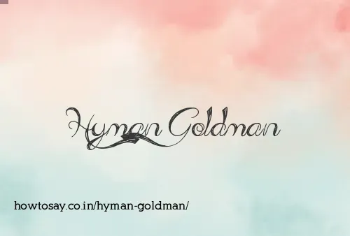 Hyman Goldman