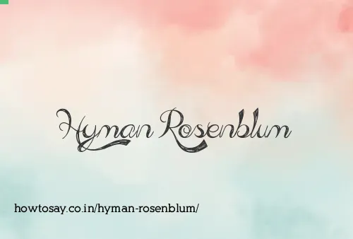 Hyman Rosenblum