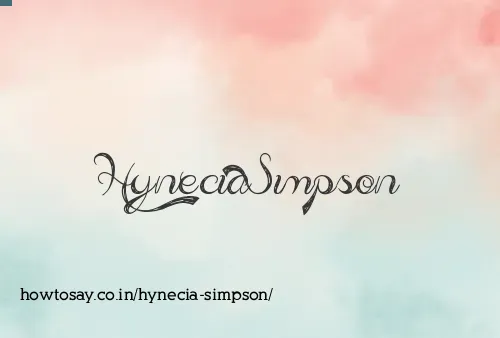 Hynecia Simpson