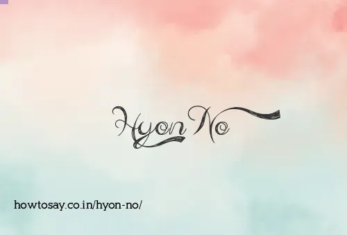Hyon No