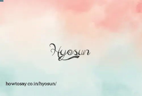 Hyosun